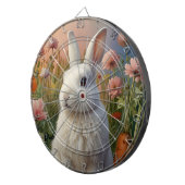 Blossom Bunny & Carrot Patch Dart Board Dartscheibe (Vorderseite rechts)