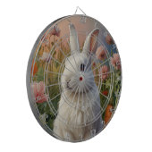 Blossom Bunny & Carrot Patch Dart Board Dartscheibe (Vorderseite Links)