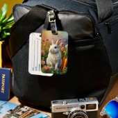 Blossom Bunny & Carrot Patch Gepäckmarke Gepäckanhänger