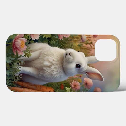 Blossom Bunny & Carrot Patch Handy-Fall Case-Mate iPhone Hülle (Rückseite (Horizontal))