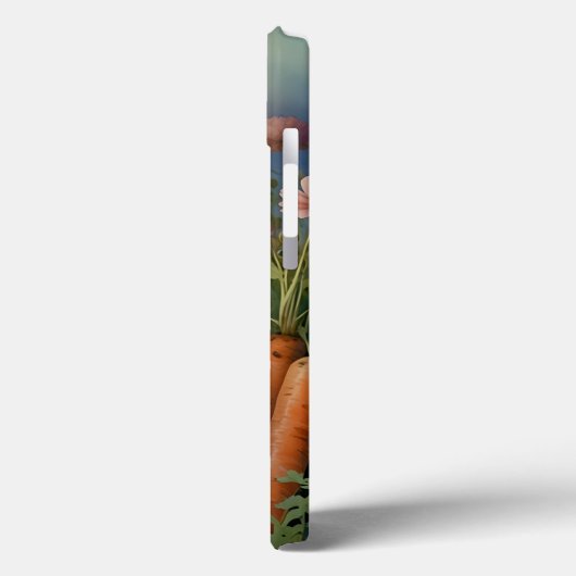 Blossom Bunny & Carrot Patch Handy-Fall Case-Mate iPhone Hülle (Rückseite / Links)