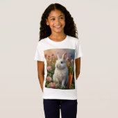 Blossom Bunny & Carrot Patch Kids T - Shirt (Vorne ganz)