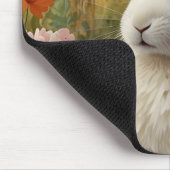 Blossom Bunny & Carrot Patch Mouse Pad Mousepad (Ecke)
