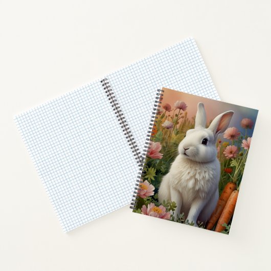 Blossom Bunny & Carrot Patch Notebook Notizblock (Innenseite)