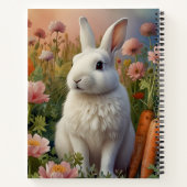 Blossom Bunny & Carrot Patch Notebook Notizblock (Rückseite)