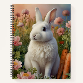 Blossom Bunny & Carrot Patch Notebook Notizblock