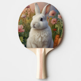 Blossom Bunny & Carrot Patch Pong Paddle Paddel Tischtennis Schläger