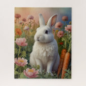 Blossom Bunny & Carrot Patch Puzzle (Vertikal)