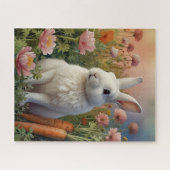 Blossom Bunny & Carrot Patch Puzzle (Horizontal)