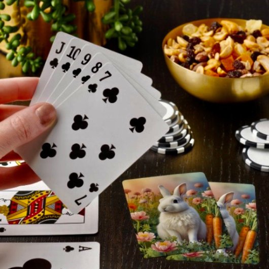 Blossom Bunny & Carrot Patch Spielkarten