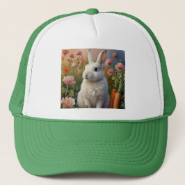 Blossom Bunny & Carrot Patch Trucker Hat Truckerkappe