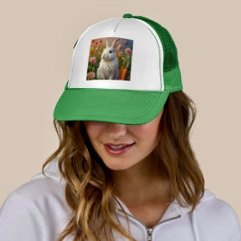 Blossom Bunny & Carrot Patch Trucker Hat Truckerkappe
