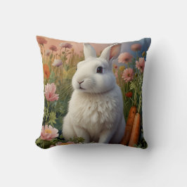 Blossom Bunny & Carrot Pfropfkissen Kissen