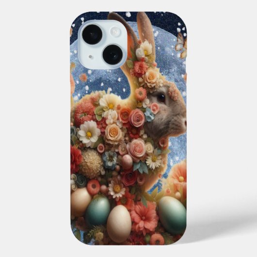 Blossom Bunny Easter  Case-Mate iPhone Hülle (Rückseite)
