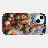 Blossom Bunny Easter  Case-Mate iPhone Hülle (Rückseite (Horizontal))