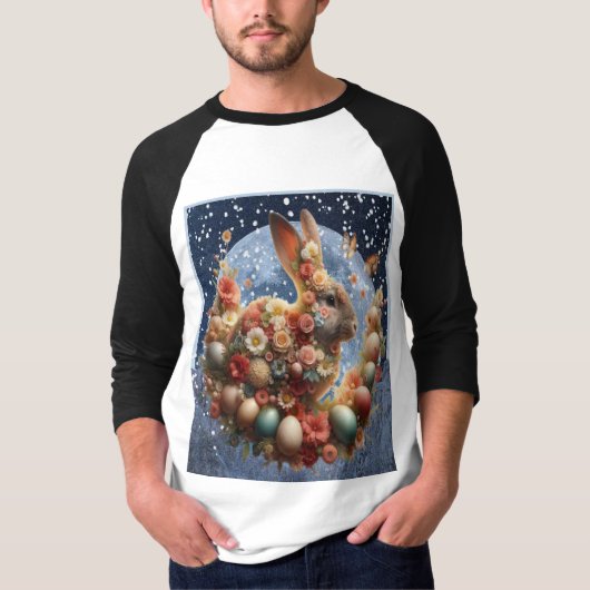 Blossom Bunny Easter T-Shirt (Vorderseite)
