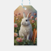 Blossom Bunny & Karottenfleck Geschenkanhänger (Rückseite)