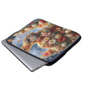 Blossom Bunny Ostern  Laptopschutzhülle (Vorne Knopf)
