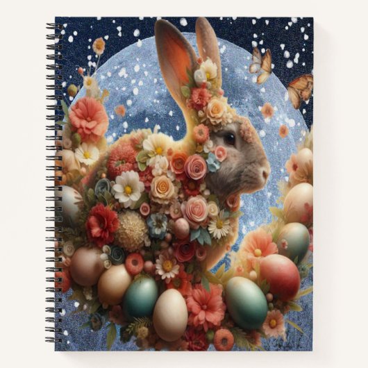 Blossom Bunny Ostern  Notizblock (Vorderseite)