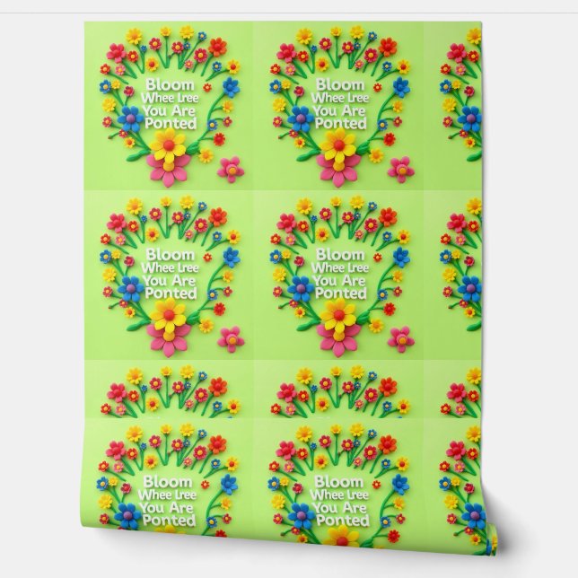 Blossom Burst Tapete (Abrollen)