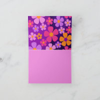 Blossom Burst Vibranly florale Faltenkarte