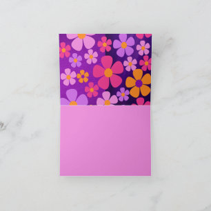 Blossom Burst Vibranly florale Faltenkarte Karte