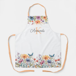 Blossom & Butterfly Personalisierte Schürze