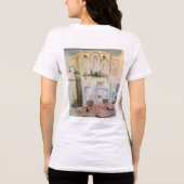Blossom Café Bella Tri-Blend Shirt (Rückseite)
