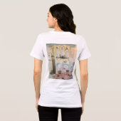 Blossom Café Bella Tri-Blend Shirt (Rückseite voll)