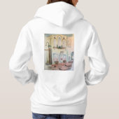 Blossom Café vorne/hinten Hoodie (Rückseite)