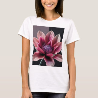 "Blossom Charm: Blumenfreude T - Shirt der Frauen"