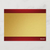 Blossom Chinese Snake Jahr Papier geschnitten VPC Postkarte (Rückseite)