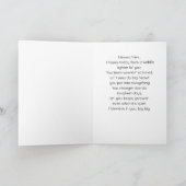 Blossom Cloud Baby Bunny Encouragement Card Karte (Innenseite)