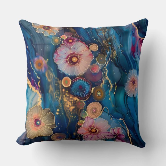 Blossom-Couture Botanical Kissen (Vorderseite)