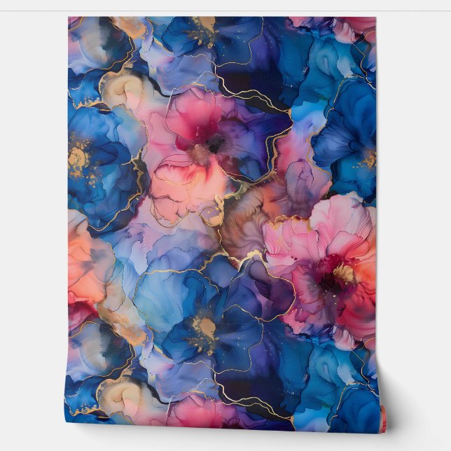 Blossom-Couture Botanical Tapete (Abrollen)