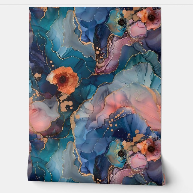 Blossom-Couture Botanical Tapete (Abrollen)