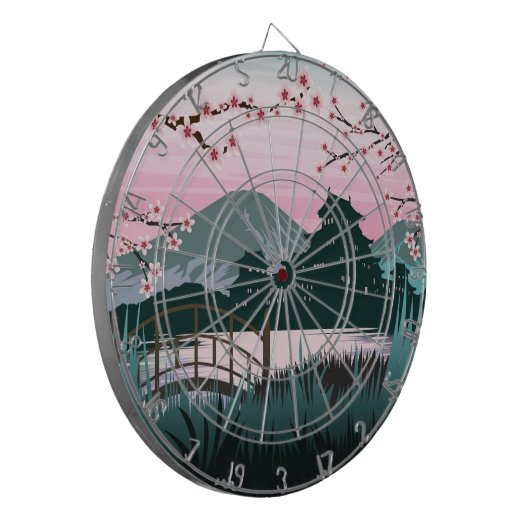 Blossom Dartscheibe (Vorderseite Links)