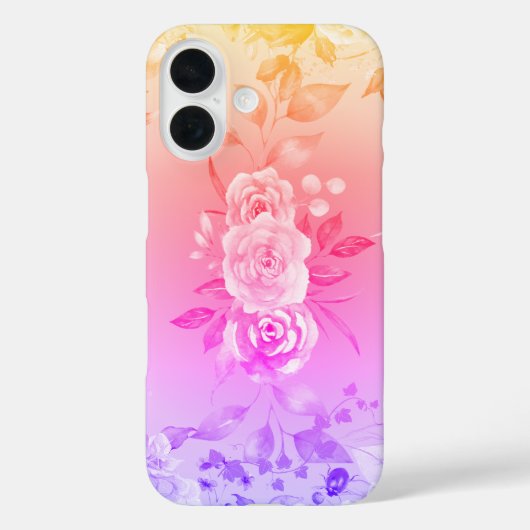 Blossom dein Handy mit dem Charme der Natur." Case-Mate iPhone Hülle (Rückseite)