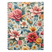 Blossom Delight Tile Journal Notizblock (Vorderseite)