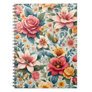 Blossom Delight Tile Journal Notizblock