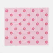 Blossom Dots Fleecedecke (Vorderseite (Horizontal))