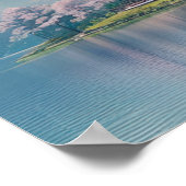 Blossom Dreams, Tempel am Fluss Poster (Ecke)