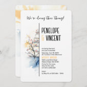 Blossom Einladung (Vorne/Hinten)