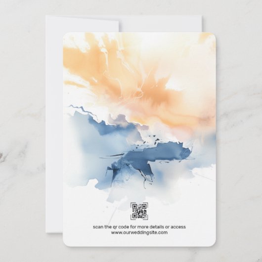 Blossom Einladung (Rückseite)