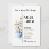 Blossom Einladung (Vorderseite)