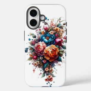 Blossom Elegance: Blumenhandy C iPhone 16 Hülle