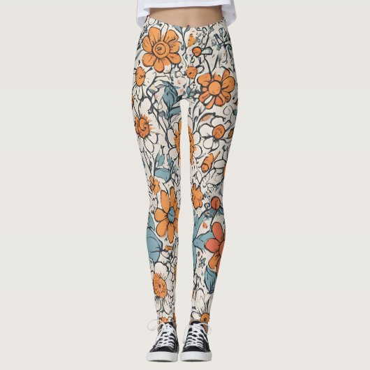 Blossom Elegance Leggings (Vorderseite)