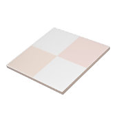 Blossom eleganter Lachs florale Fliesen Set Muster (Seite)