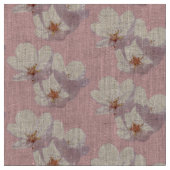 Blossom Fabric Pink Blossom Stoff Baumwolle oder P (Nahaufnahme)