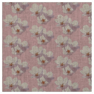 Blossom Fabric Pink Blossom Stoff Baumwolle oder P